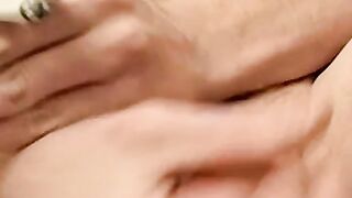 Billy Da Kidd rubbed his hard dickÂ while blowing smoke