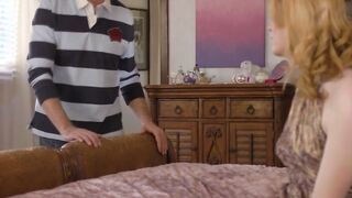 Pervert stepbro sucks TS stepsis cock and anal her
