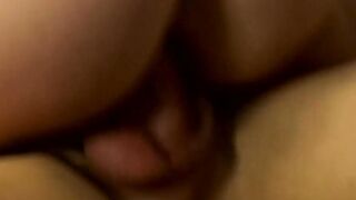 Cute twink rides a dick and receives cumshot on his bum