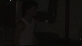 Twink sucks tattooed stepdad off before being hammered bare