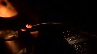 Straight thugs are jacking off and cumming outdoor