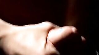 Straight thugs are jacking off and cumming outdoor