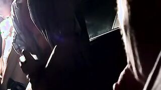 Straight thugs are jacking off and cumming outdoor