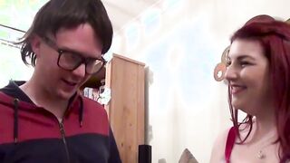 Costumed UK babe Lucy Lane pounded hardcore doggystyle