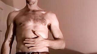 Horny stud with hard prick Billy masturbates in a bedroom Hoe 2