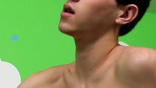 Smooth young cutie devouring his lovers cock before anal fun