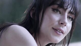 Sinful teen Emma Jade pounded outdoors by her BFs father