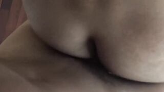 Straight Latino with bare back and taking cum in mouth