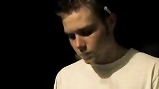 Billy has no limits in blowing his cigs and pleasing himself