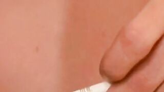 Billy has no limits in blowing his cigs and pleasing himself