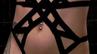 Bound shemale slave anal fucked and punished