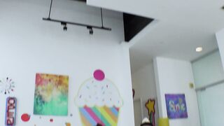 SWALLOWED A sloppy session for Angelica and Lenna Hoe 2