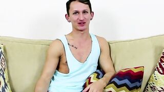Twink is interviewed after which she is caught kissing a man on camera