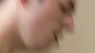 Before hard fucking young men give blowjobs to one another