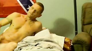 Older dude pounds inked guys tight hole and cums fast