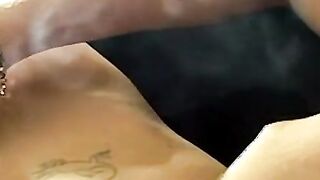 Tomy cant help rubbing his throbbing cock while smoking