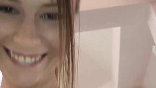 Classy brunette taking rock hard cock POV and doggystyle