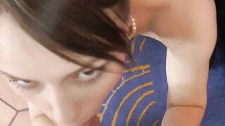 Classy brunette taking rock hard cock POV and doggystyle