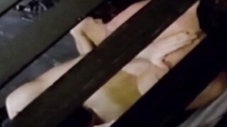 Young fellows are going for exemplary crude sex trio outside