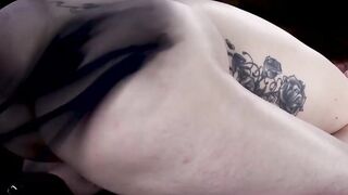 Huge tits redhead slave ass flogged in bondage