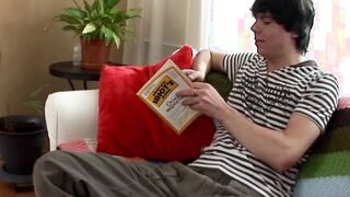 Enthusiastic twinks sans protection hard subsequent to playing with dildo