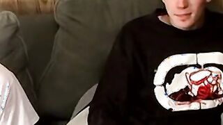 MouthfuckingÂ between gorgeous guys Chain and Benz Johanssen