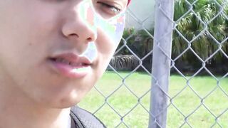 Before anal sex a oncestraight Latino man blows dick