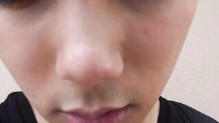 Before anal sex a oncestraight Latino man blows dick