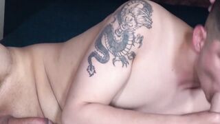 Rich MILF Jolly fucks her two bisexual boy toys in threesome
