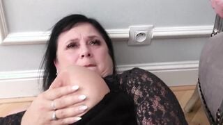 Big titty GILF Miranda Steel joins twinks hot bisexual fuck