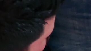 Profound buttcentric sex for two men within their desk area office