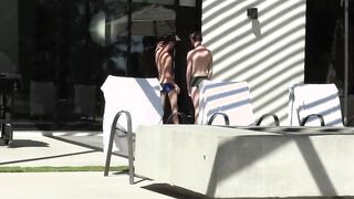 Attractive twink gets a sensual caress and rides an immense dick