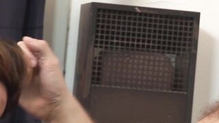 Submissive young homo takes loads of cum after raw fucking