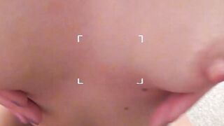Horny nipples and pussy play by busty UK beauty before BJ