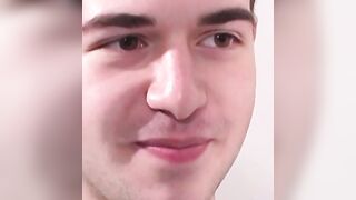 Twink sucked off before anal finger and cock insertion