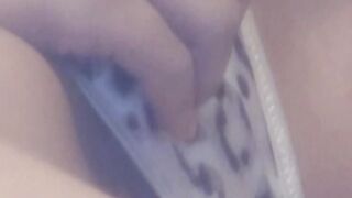 Japanese babe plays with her aching pussy on voyeur camera