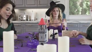 Slut Coco Lovelock gets fucked by two Trans babe