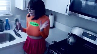Big titty Velma makes Fred horny for her pussy