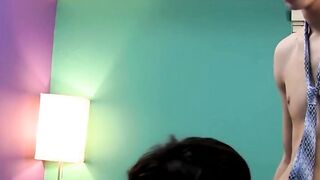 Insubordinate twink Kyler Greenery rimmed and without any protection screwed hard