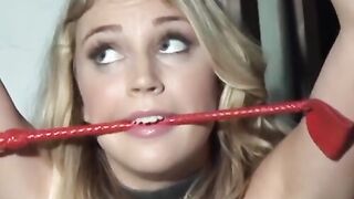 Gorgeous hottie enjoys strict bondage and sensual dominance