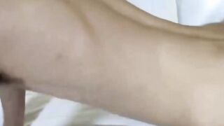 Horny inked twink Kai ass bored without any protection after penis massage