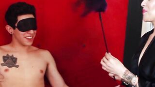 Astounding shemales shock charming homo with a hot threeway