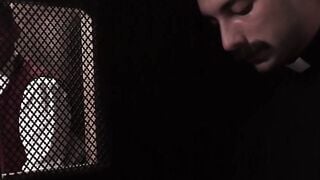 Committing sins in the confession room with hot pastor