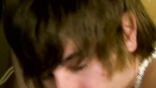 Sweet skinny twinks sucking cock and anal fucking