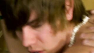 Sweet skinny twinks sucking cock and anal fucking