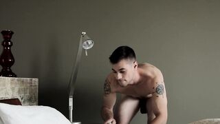 Ryan and Princeton enjoy a good bareback under the sheets