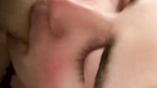 Cain rubbing his throbbing cock in the cloud of smoke