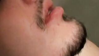 Axel loves pleasing his big dick with a blow of smoke