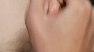 Axel loves pleasing his big dick with a blow of smoke