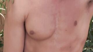 Muscle daddy talks stepson and BF into sans protection 3way